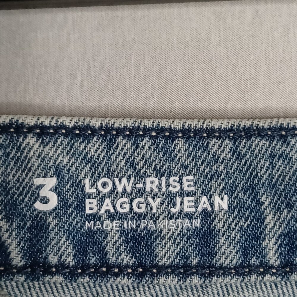 Arizona Jeans Juniors 3(Small) Baggy Through Hip/Thigh Low Rise Wide Leg Skater - Picture 9 of 10